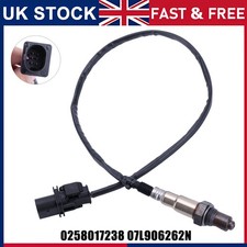 NEW FOR AUDI A1 A3 LAMBDA OXYGEN EXHAUST O2 5 WIRE SENSOR 0258017238 07L906262N