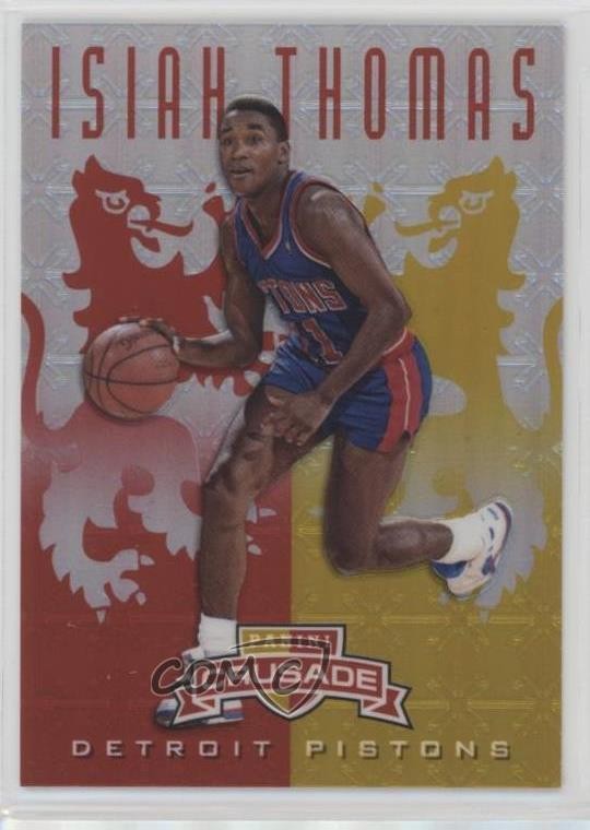 2012-13 Panini Crusade Crusade Red 19/99 Isiah Thomas #97 HOF h8k