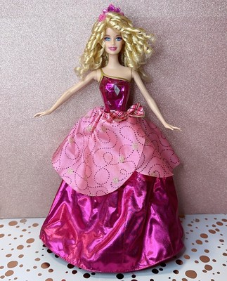 Barbie Princess Charm School Blair Transforming Dress Doll Pink