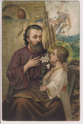 German Postcard - St Joseph - Oswald Volkel No 440
