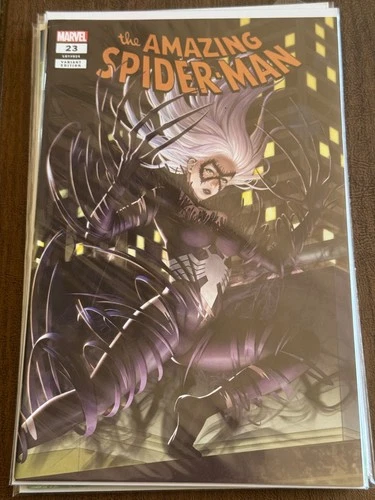 Amazing Spider-Man #23, Venomized Black Cat Variant Marvel 2019, NM/M