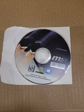 MSI NVIDIA AFTERBURNER Drivers and Utilities DVD Disc G71-VNA1018-N56