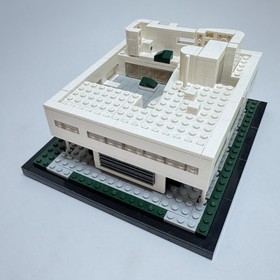 LEGO Architecture 21014 Villa Savoye Complete No Box Manual Good Used