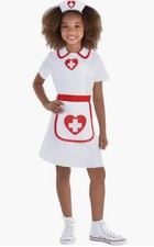 Sweetheart Nurse - White/Red - Costume - Girls - Child Large 12-14 FAST SHIPPING
