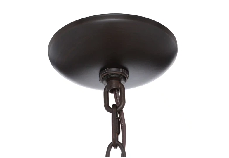 Golden Lighting Homestead Collection 4-Light Rubbed Bronze Chandelier NEW - Image 4 of 4