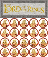 20PCS Lord Of The Rings Silvan Sindar Knife Sword Elves 4cm Plastic Figure Toy