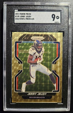 2021 Panini Prizm Jerry Jeudy Gold Vinyl Prizm /5 SGC 9 MINT Denver Broncos #199