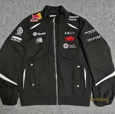 2026 Stage 1 Team Jacket T1 Team Uniform Black Coat Faker