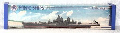 HORNBY MINIC KAMPFSCHIFFE M743 1:1200 USS MISSOURI BOXED