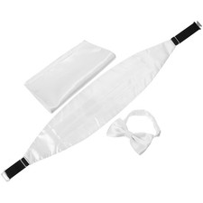 Bow Tie and Handkerchief Tuxedo Ties for Men Wedding Mens Fabric