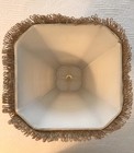 Tan Plaid & Green Velvet Velour W/ Burlap & Velvet Trim Lampshade Ralph Lauren — photo 5