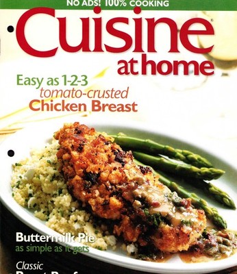 Cuisine At Home Magazine 2004 Tomato Chicken Buttermilk Pie Classic Roast Beef