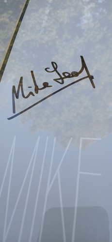 Mike Leaf signed Rabbi Yamaka Motorcycle Print Framed Israel - Picture 3 of 9