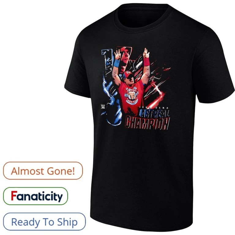 John Cena The Last Real Champion WWE 17x Undisputed Shirt ثمین کشت