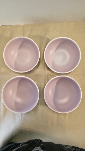 Pfaltzgraff Cape May Blumen Schüsseln 4er Set rosa innen Blume Müsli Suppe 6" - Bild 2 von 11