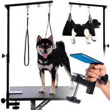 Phenfor Dog Grooming Table Arm with Hammock - Adjustable Height Pet Grooming