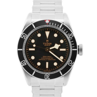 2025 SERVICE PAPERS Tudor Black Bay Stainless Steel Leather 41mm 79230N BOX