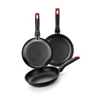 Monix Hermanos Torres | Set Mit 3 Bratpfannen 18-22-26 Cm, Geschmiedetes Alumini
