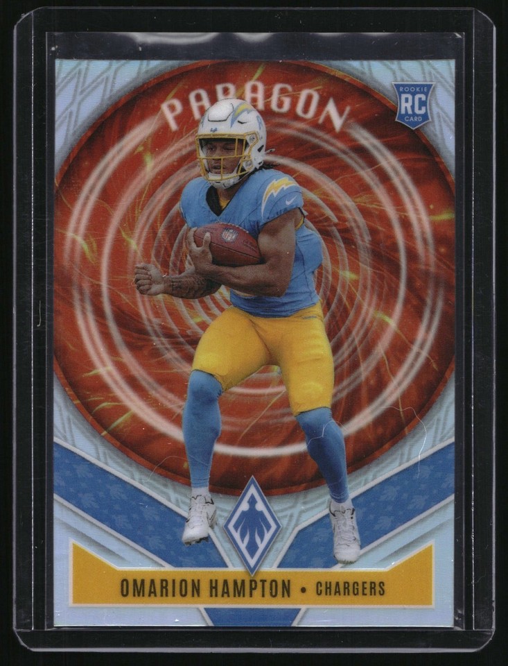 2025 Panini Phoenix Omarion Hampton #9 Paragon Los Angeles Chargers