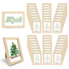 Set of 50 Picture Frame Bulk Photo Frames Wall Mounting Simple Photo Frames M...