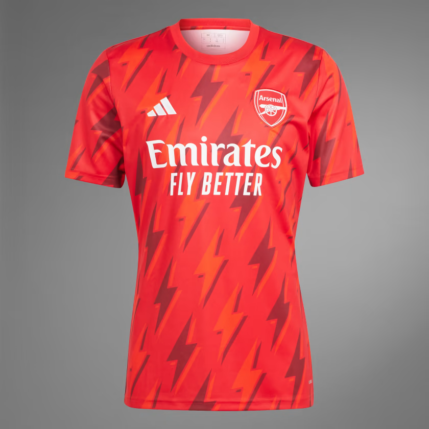 adidas Arsenal FC Men's PRE-MATCH JERSEY HZ2193 Size M MSRP $70 | eBay