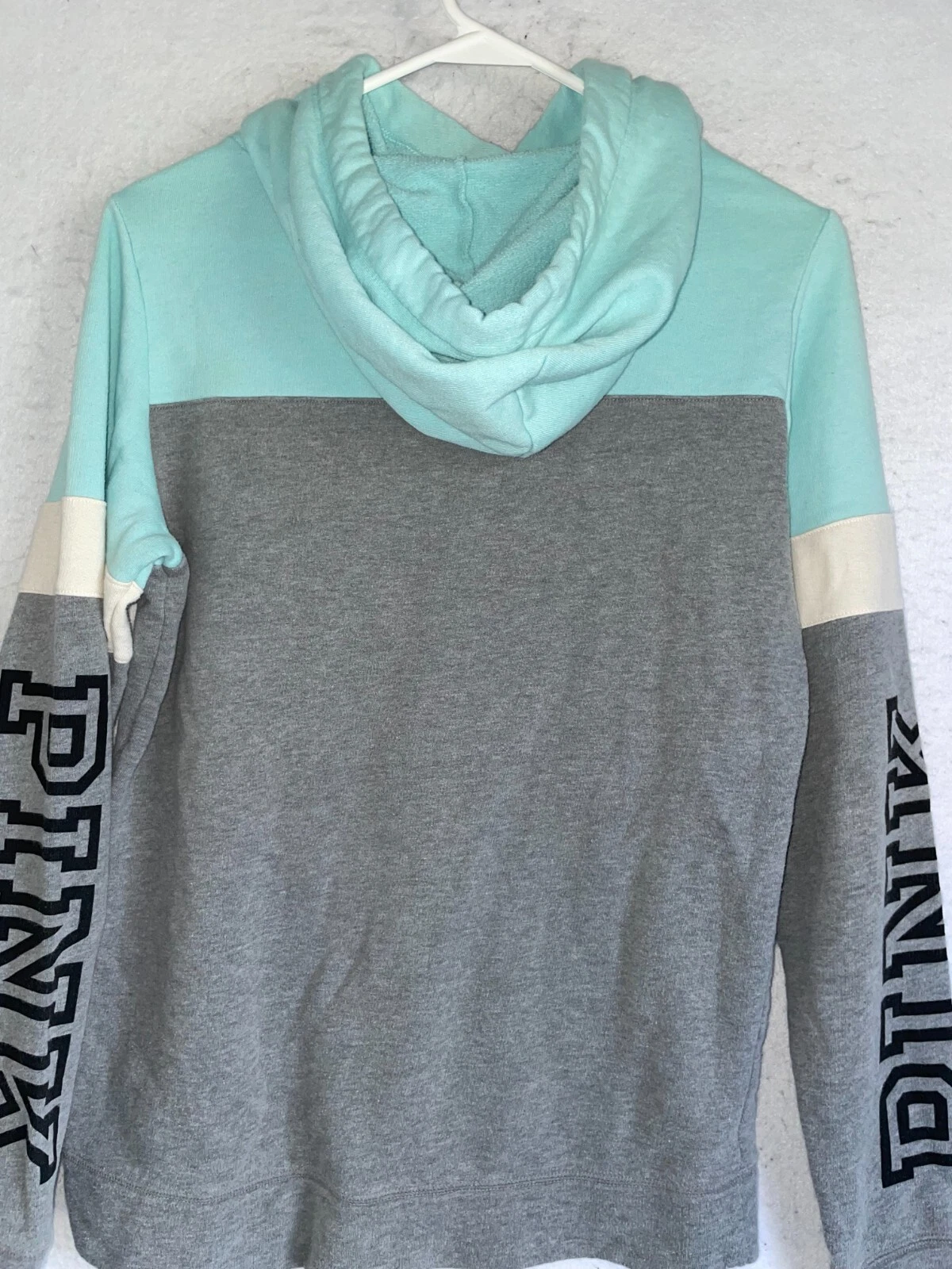 UNDERCOVER Felpa con cappuccio Victoria Secret ROSA felpa XS donna blu grigio logo