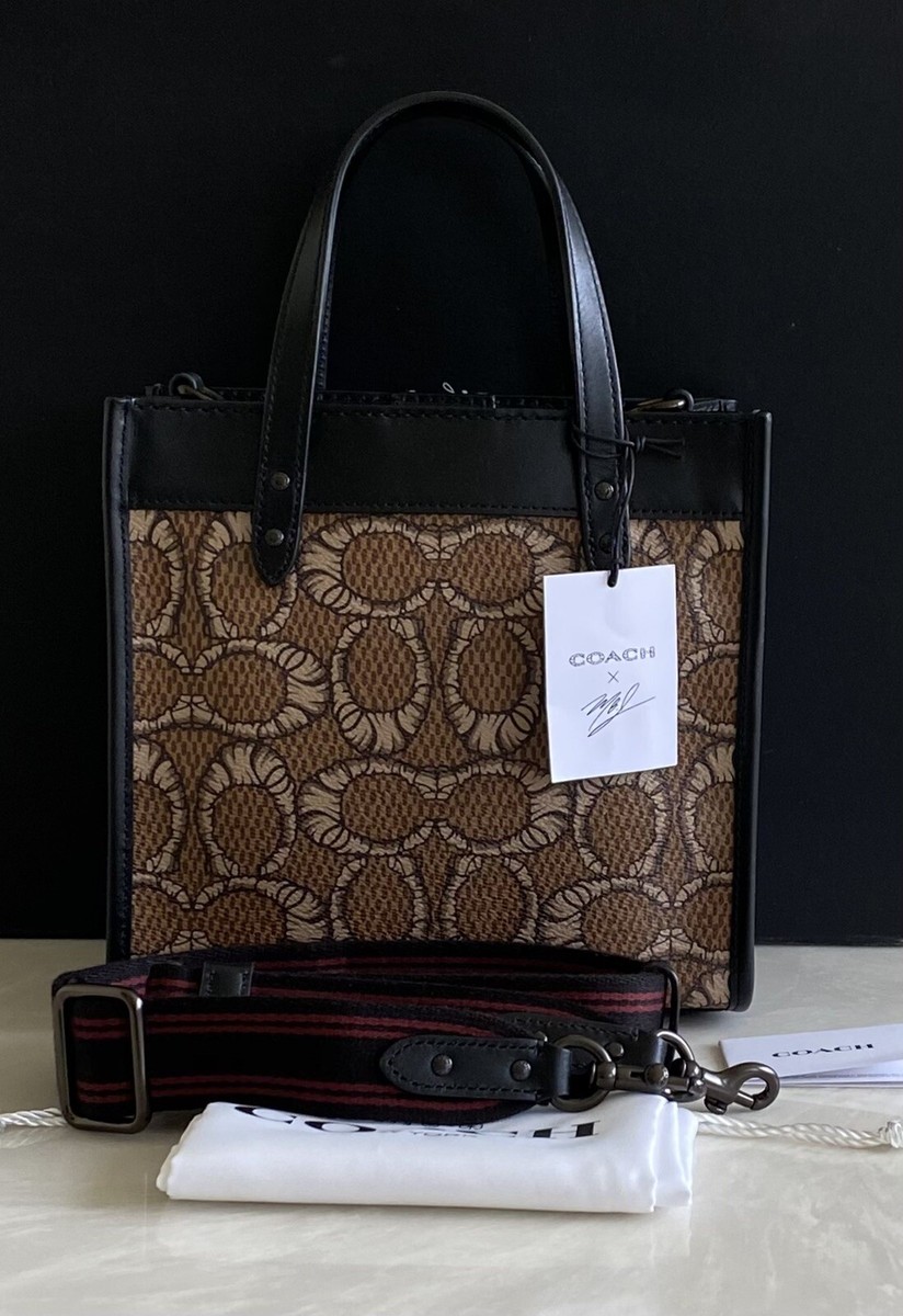 Creek×This is a(n) Base Field Tote Lsize NWT COACH X MICHAEL B. JORDAN FIELD TOTE 22 WITH MUMMIFIED