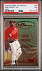 2000 SKYBOX PREMIUM STAR RUBIES THE TECHNIQUE #6 KEN GRIFFEY JR #/50 PSA 7 POP 2