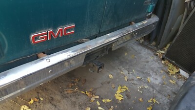 1993 GMC Van REAR Bumper Chrome used mounted on van G series 