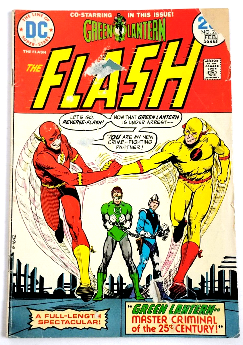 THE FLASH #225 (1974) / VG- / DC COMICS / GREEN LANTERN THE FLASH #225 (1974) / VG- / DC COMICS / GREEN LANTERN