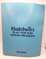 Vintage Organ Sheet Music BALDWIN Play For Fun Organ Program Water Damage