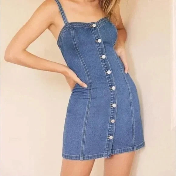 Pacsun clearance denim dress