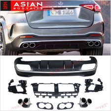 Rear Diffuser With Exhaust Tips for Mercedes Benz GLE53 AMG V167 2020-2023