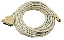50Ft DB9 Female to DB25 Male Serial Cable AT Modem 24AWG Computer Cable NEW