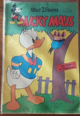 Mickey Mouse/Booklet No. 25 1958/Original from 28.06.1958 in condition 2