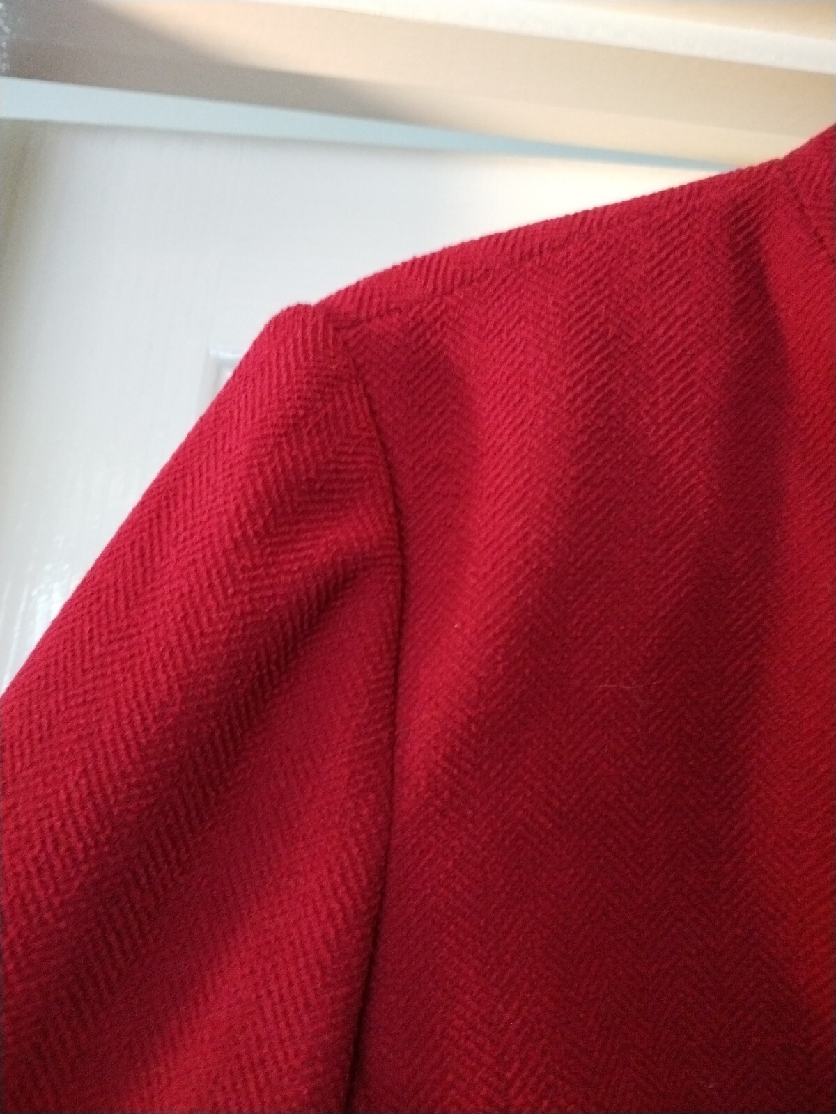 Bon Marche Ladies Red Zip Up Jacket. Size 14 eBay