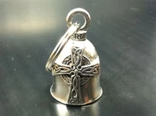 CELTIC CROSS Guardian® Bell Motorcycle - fits harley - NEW HD gremlin