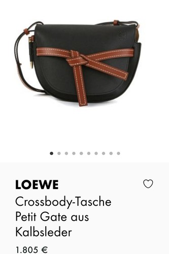 LOEWE Crossbody-Tasche Petit Gate aus Kalbsleder - Bild 14 von 18