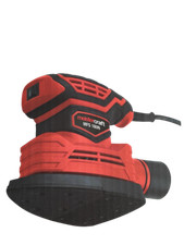 Meistercraft Faustschleifer mit 2 Schleifplatten 12 Schleifblätter Adapter 180W