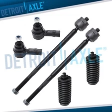 Front Inner Outer Tie Rod Boot Kit for 2007 2008 2009-2017 Mitsubishi Outlander