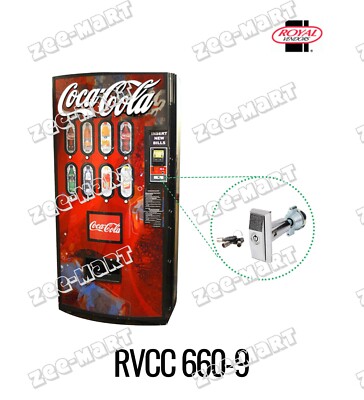 Royal Vendors 660-9 (RVCC 660-9) T-Handle and Lock Set