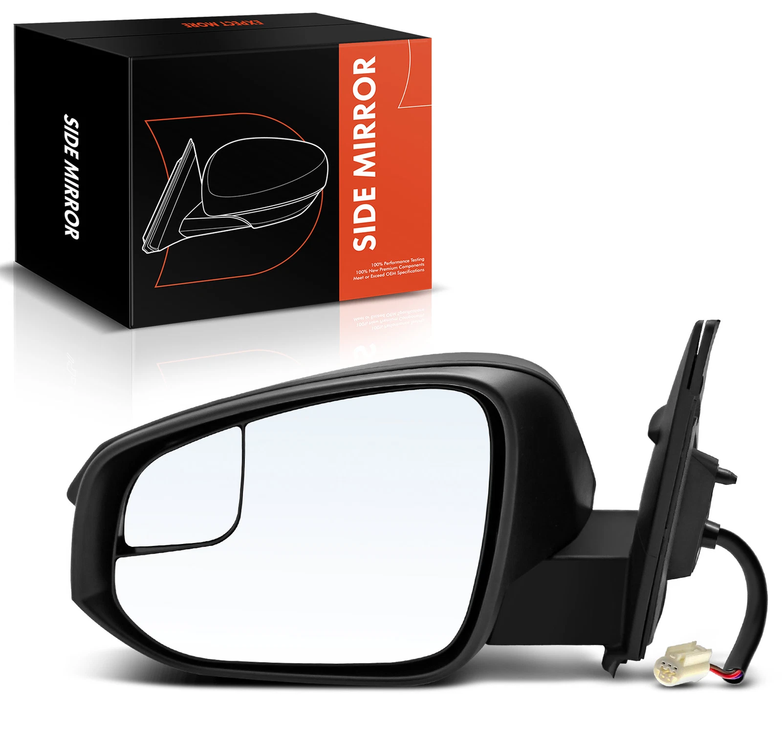 Driver Side Power Mirror w/ Manual Fold & Blind Spot for Toyota RAV4 2016-2018