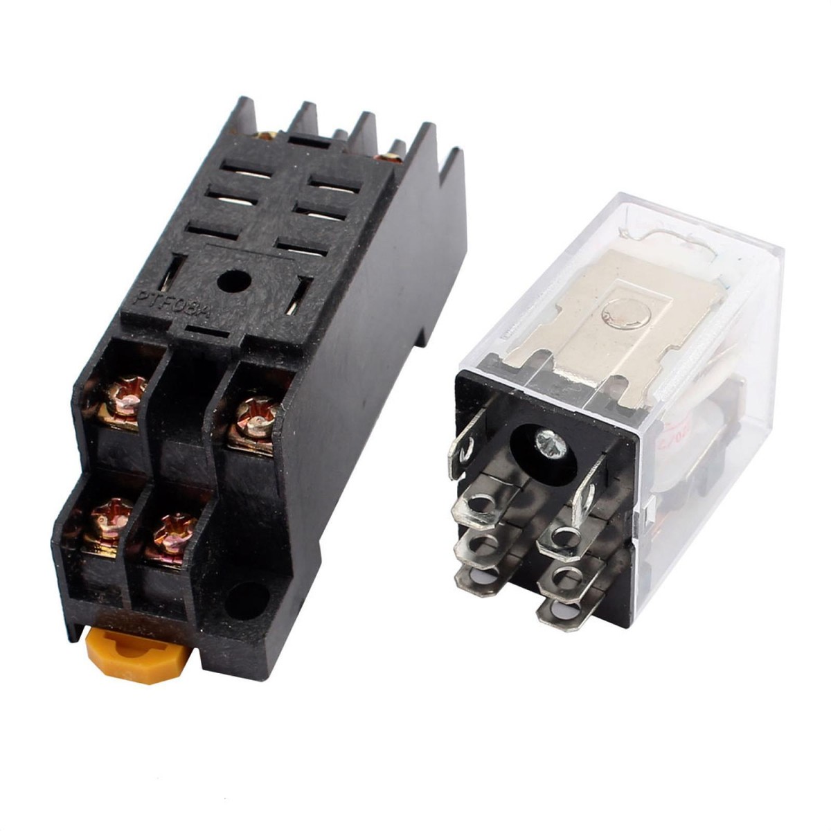 Produktbild von Heschen HH52P-L Leistungsrelais – 6 VDC Spule, 5 A / 240 VAC & 28 VDC, DPDT 8-polig, Mit Grüner LED-Anzeige – Für Haushaltsgeräte, Audio, Industrie