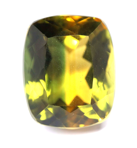 Certified Natural Bi Color Tourmaline Cushion Shape Loose Gemstone Cut 15.90 Ct - Picture 2 of 7