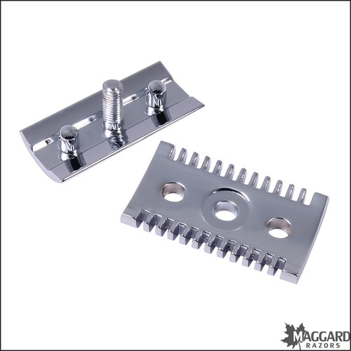 Safety Razor Replacement Head Maggard Razors V2 Open Comb, Chrome eBay