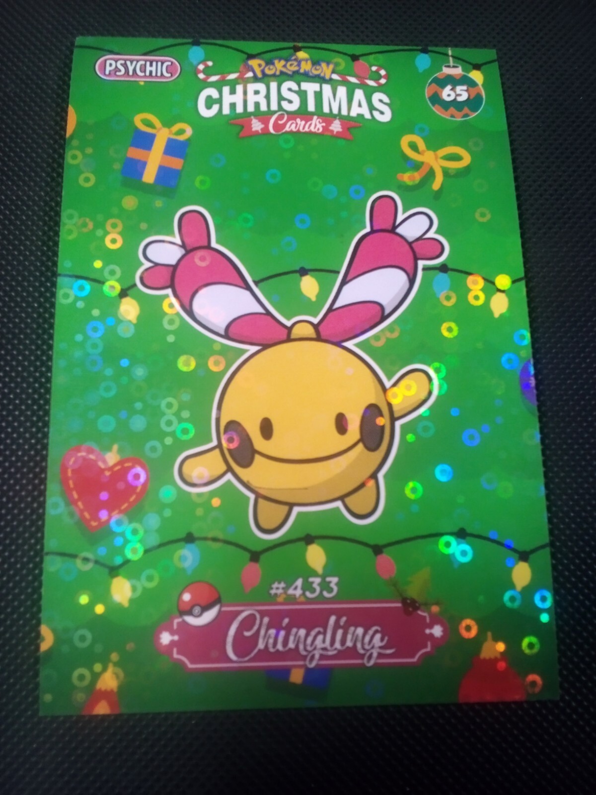 Pokemon 2024 Peru DKV Collectoons Christmas Set #65 Chingling Holo US Seller