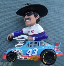 Vintage Richard Petty #43 Racing Car Oil Treatment STP Goodyear Tire Toy VG