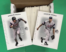 2001 SP AUTHENTIC BASEBALL COMPLETE BASE SET 1-90 JETER, GRIFFEY, RIPKEN, LARKIN