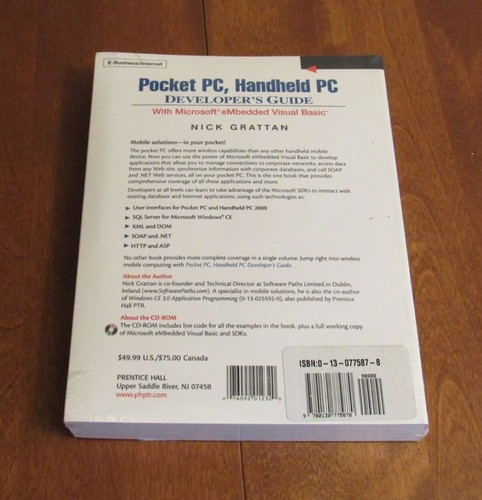 Pocket PC, Handheld PC Developer's Guide By Nick Grattan (Prentice Hall, 2001) - 第 3/3 張圖片