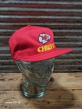 Vintage NOS 90s Era Kansas City Chiefs Eastport Team NFL Snapback Hat Cap Tag KC